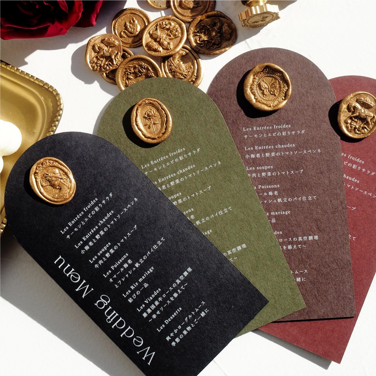 3枚セット｜ ワックスシール｜ シーリングスタンプ | Cuchunmyu