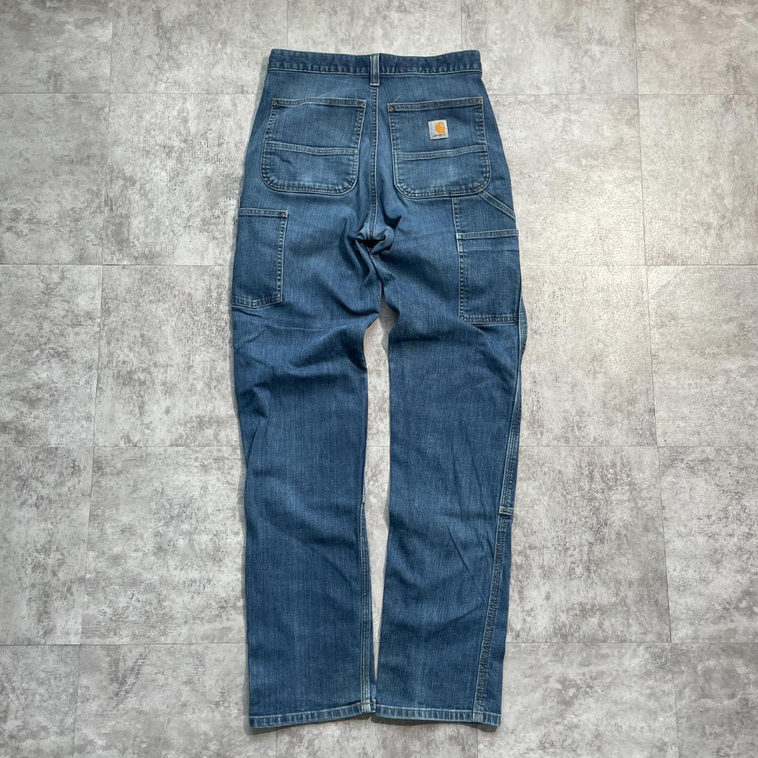 10s メキシコ製 デニム ダブルニー Carhartt カーハート 30×34 | ib2