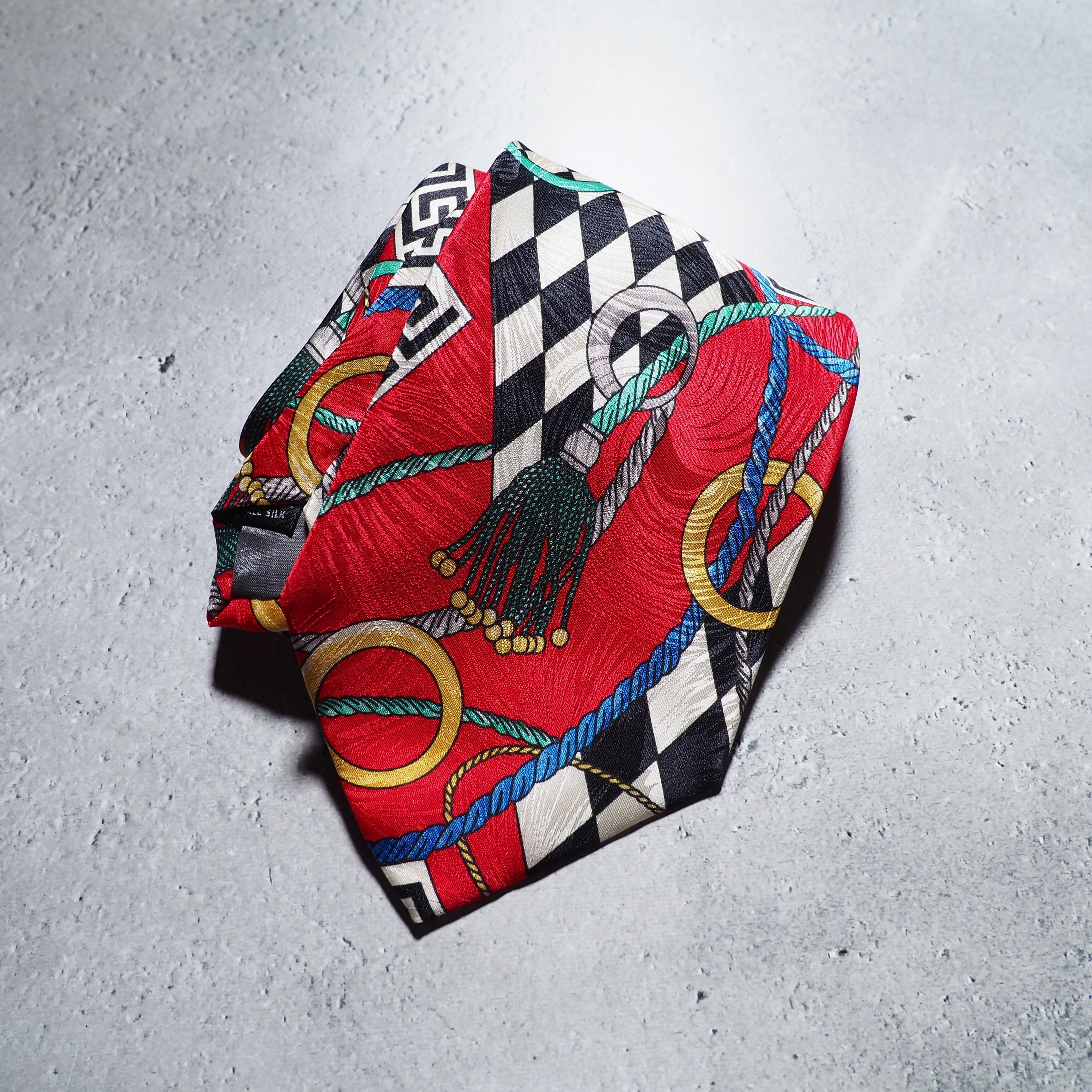 1990s Modern Euro Art vintage silk tie (made in Italy)