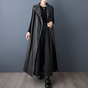 ロング丈 ブラック ベスト 60044