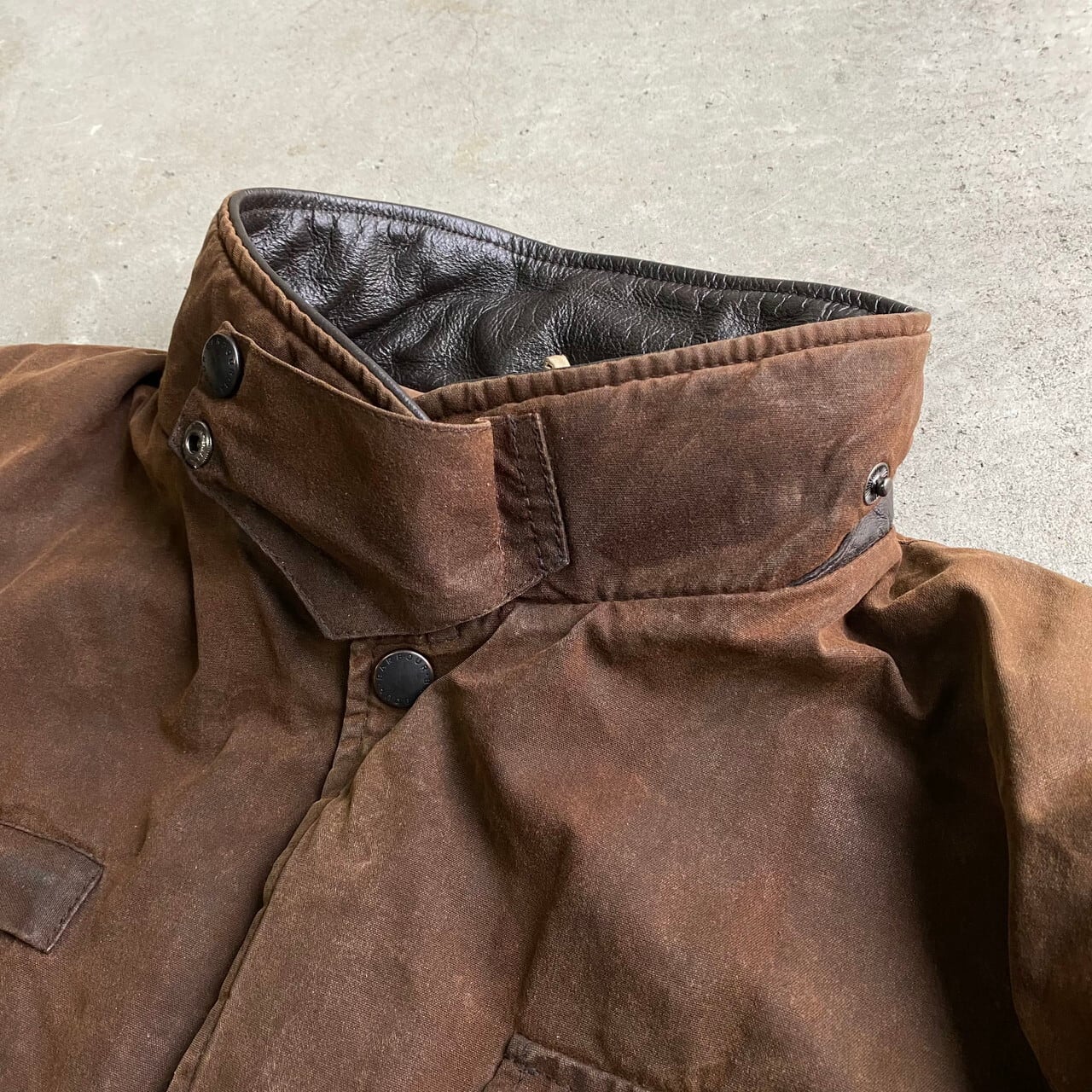 EX Barbour INTERNATIONAL オイルドジャケット 黒 L