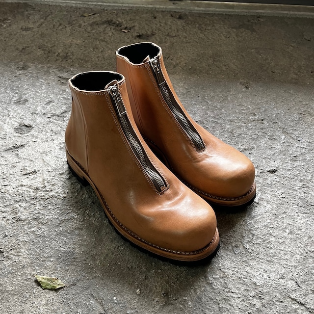 【LAST1】M50-L4BLRHF1100_front zip drape boots_size42