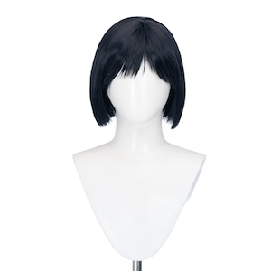 コスプレ耐熱ウィッグ ブラック ボブ ショートカット キャラクターウィッグ ★サイレントヒルf/深水雛子 等 ★受注品★