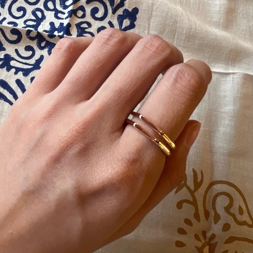 TOPANGA Jewelry  frame Ring　Rose Gold　Size 14　シルバーフレームリング　シンプル　指輪　リング　プレゼント　Ring　Simple　Silver