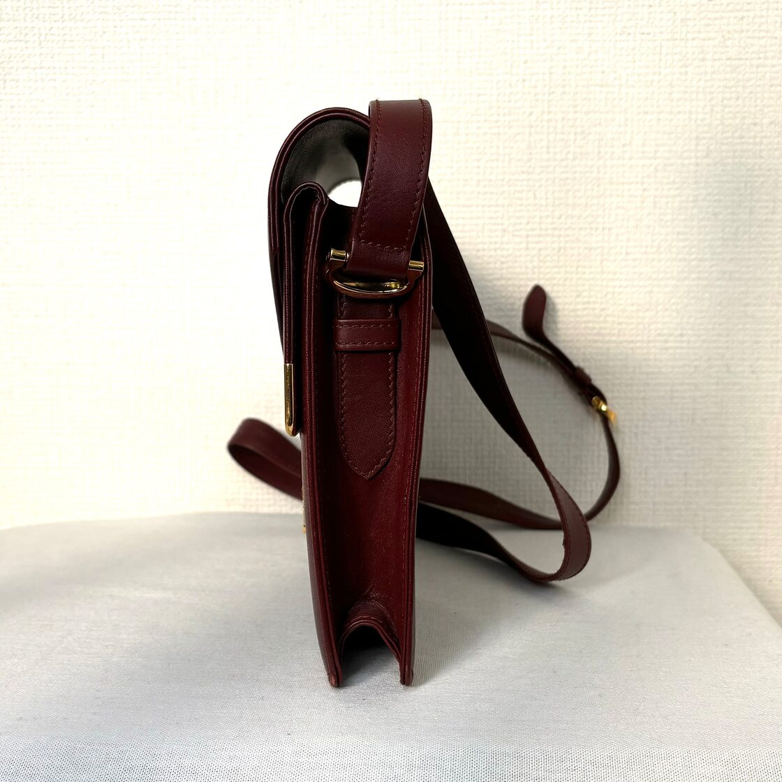 Cartier カルティエ マストライン ダブルフラップ ショルダーバッグ 