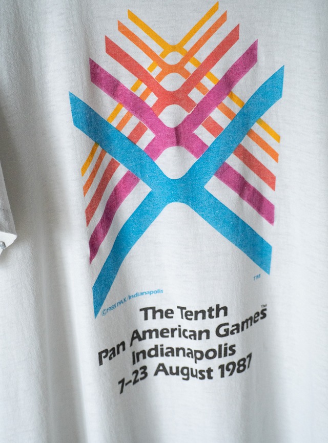 "Pan American Games" 1980s Event t-shirt