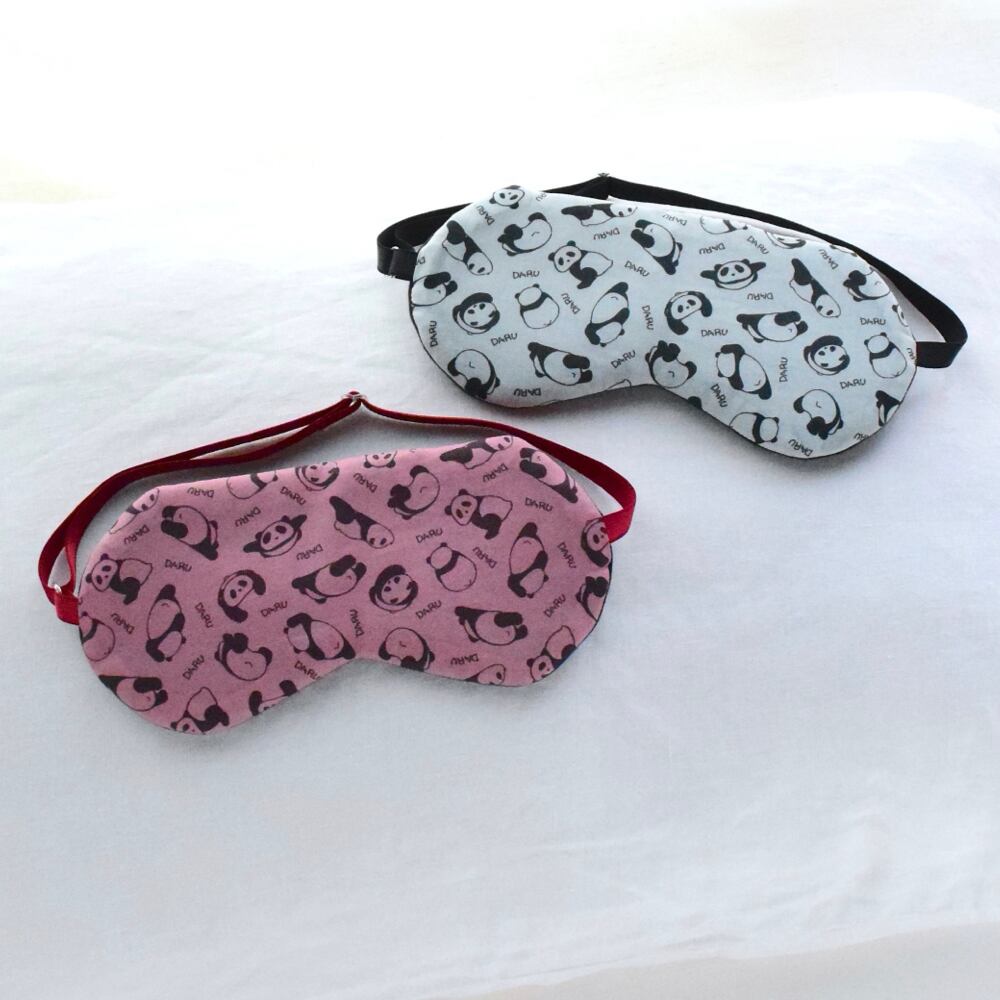 【送料無料+5%OFF】ダルダルパンダのアイマスクセット|収納ポーチ付|無料ギフトラッピング有