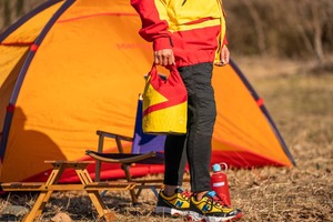 マルチポーチ Journey pouch イエロー×レッド