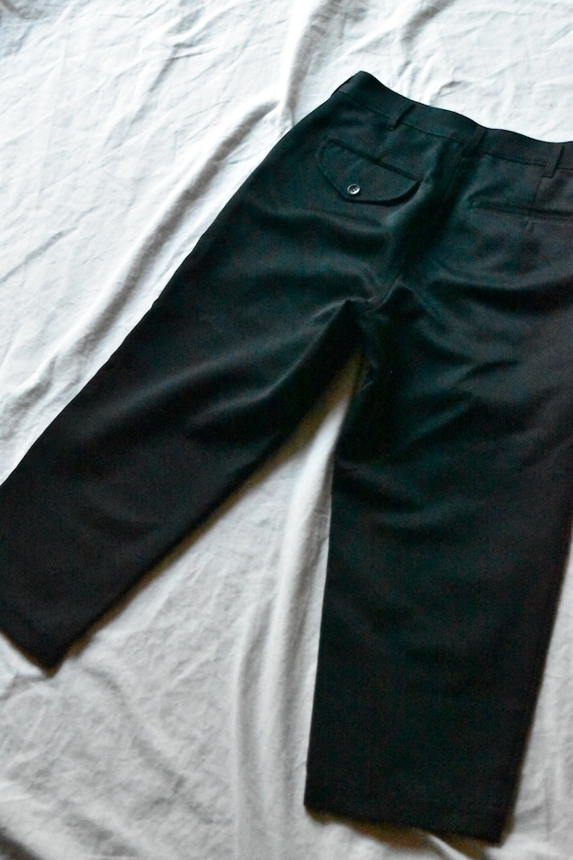 "BLACK COMME DES GARCONS” 3/4 length black trouser