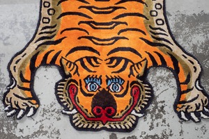 Tibetan Tiger Rug 《Sサイズ•シルク085》チベタンタイガーラグ
