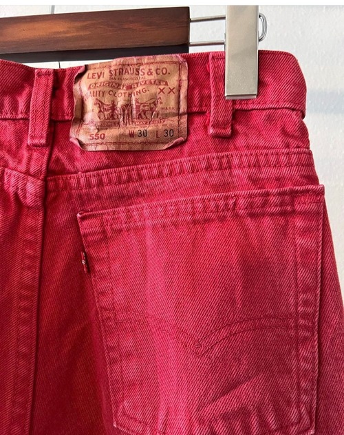 70s〜 Levi's 550 garment dye denim pants