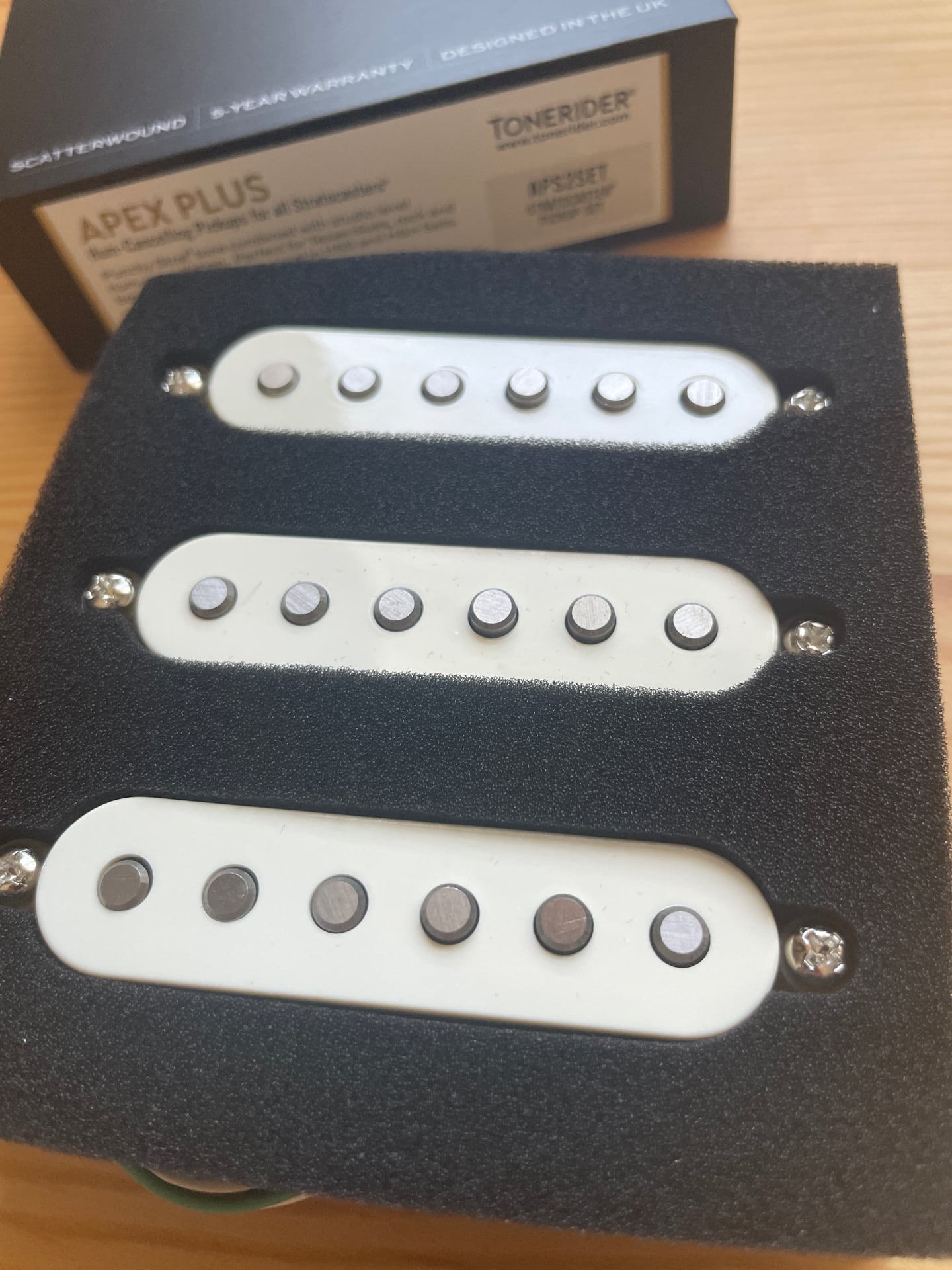 TONERIDER Apex Classic ストラト ノイズレス ピックアップ セット