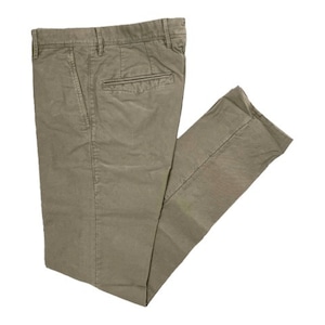 INCOTEX（インコテックス) COTTON STRETCH SLACKS"SLIM FIT"(17S100-4611D-621)/KHAKI