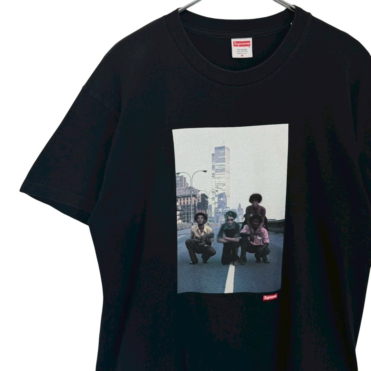 supreme シュプリーム Tシャツ M センターロゴ フォト プリントロゴ