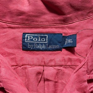 vintage POLO by RALPH LAUREN open collar pink shirt