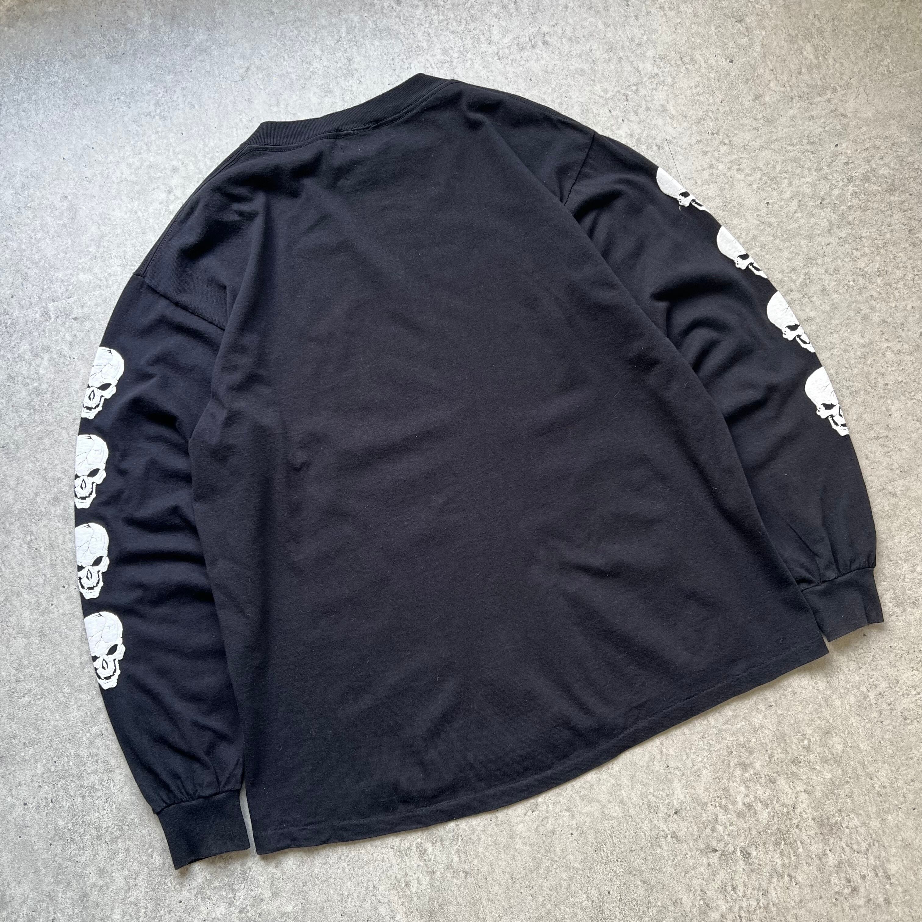 90s ALTO&BASSO アルト＆バッソ スカル 長袖 プリントTシャツ 90s 
