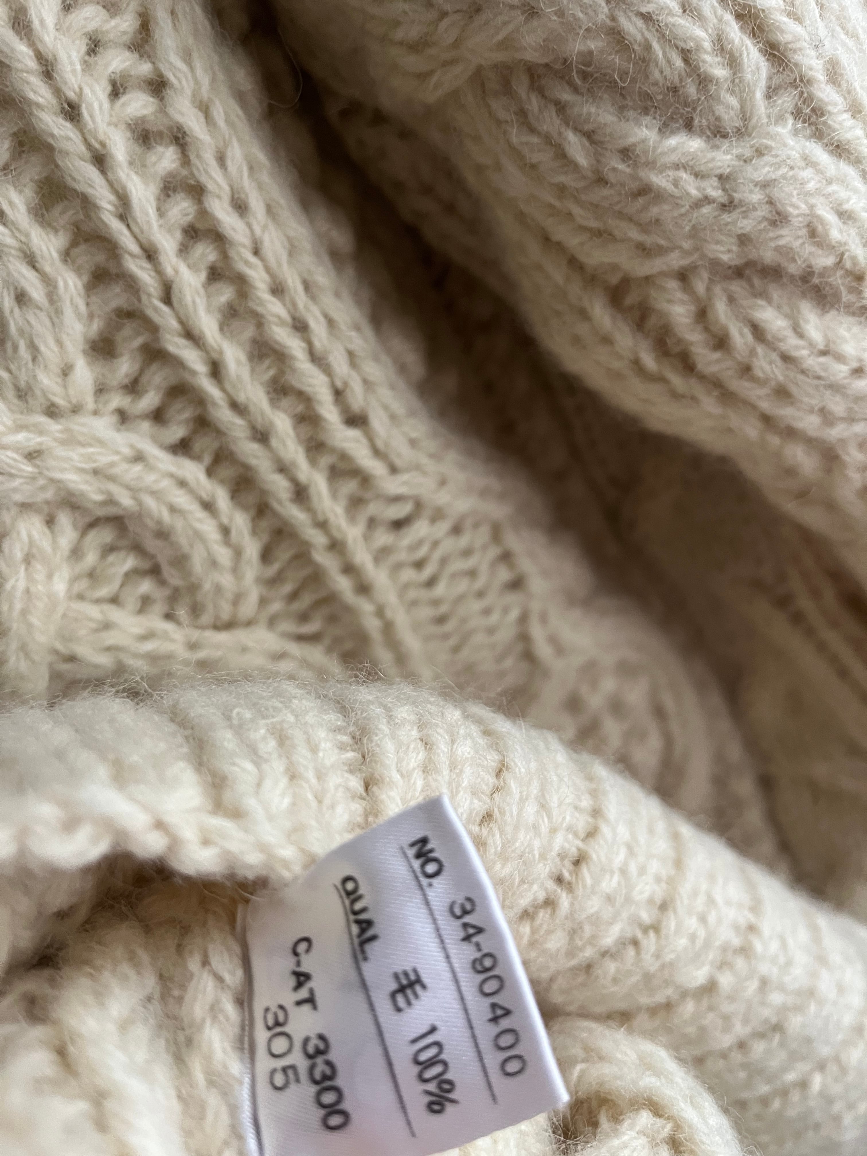 Eddie Bauer ワッフルニット セーター XL vintage 菅田将暉 Eddie