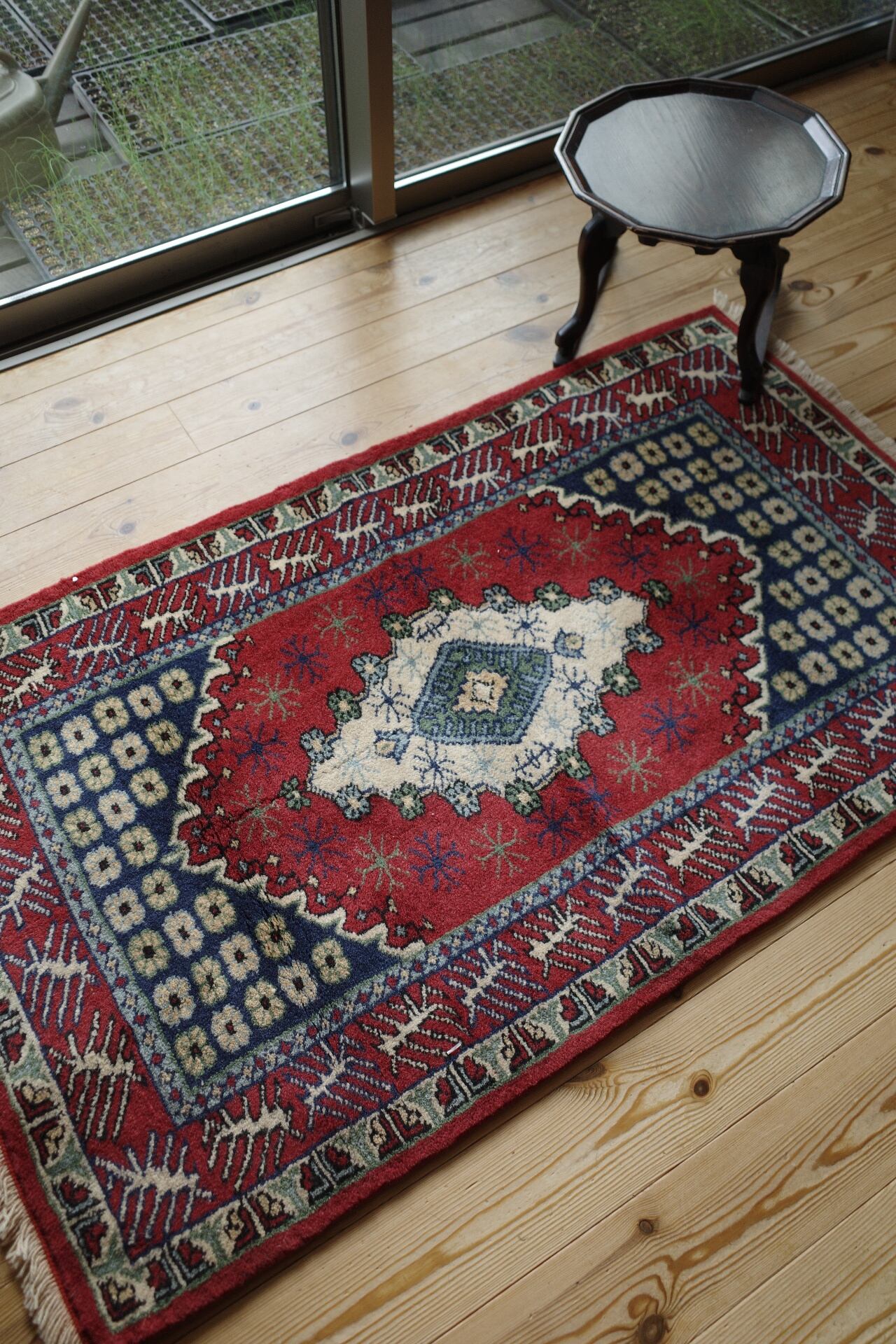 ✦vintage rug✦　150cm×87cm　インド・サルークラグ Well Woven Indira Elysium Vintage Panel Rug with Fringe | Well Woven