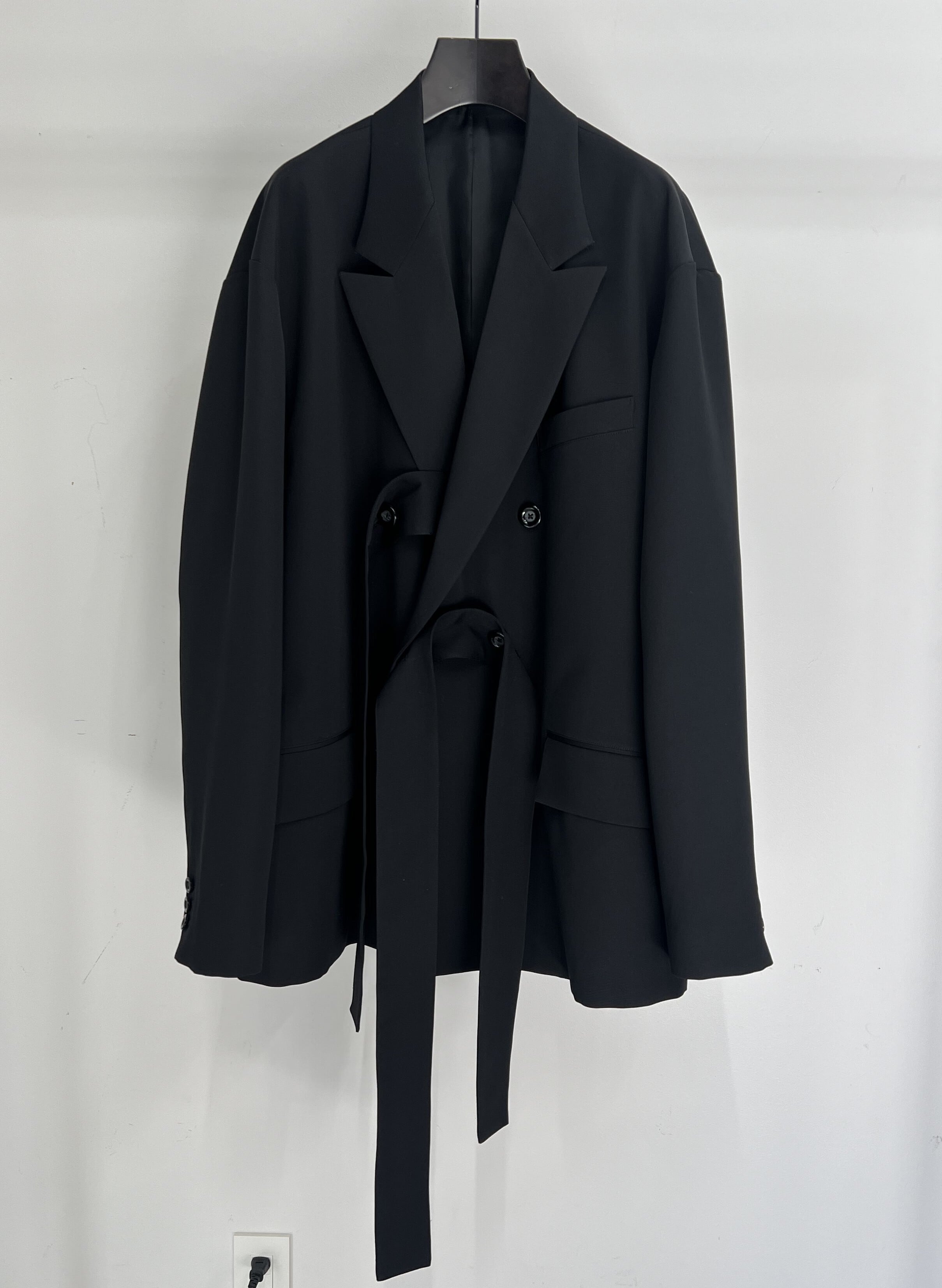 6BW ベルトJKT / ペーパー加工ウールギャバジン / M744-J55-100