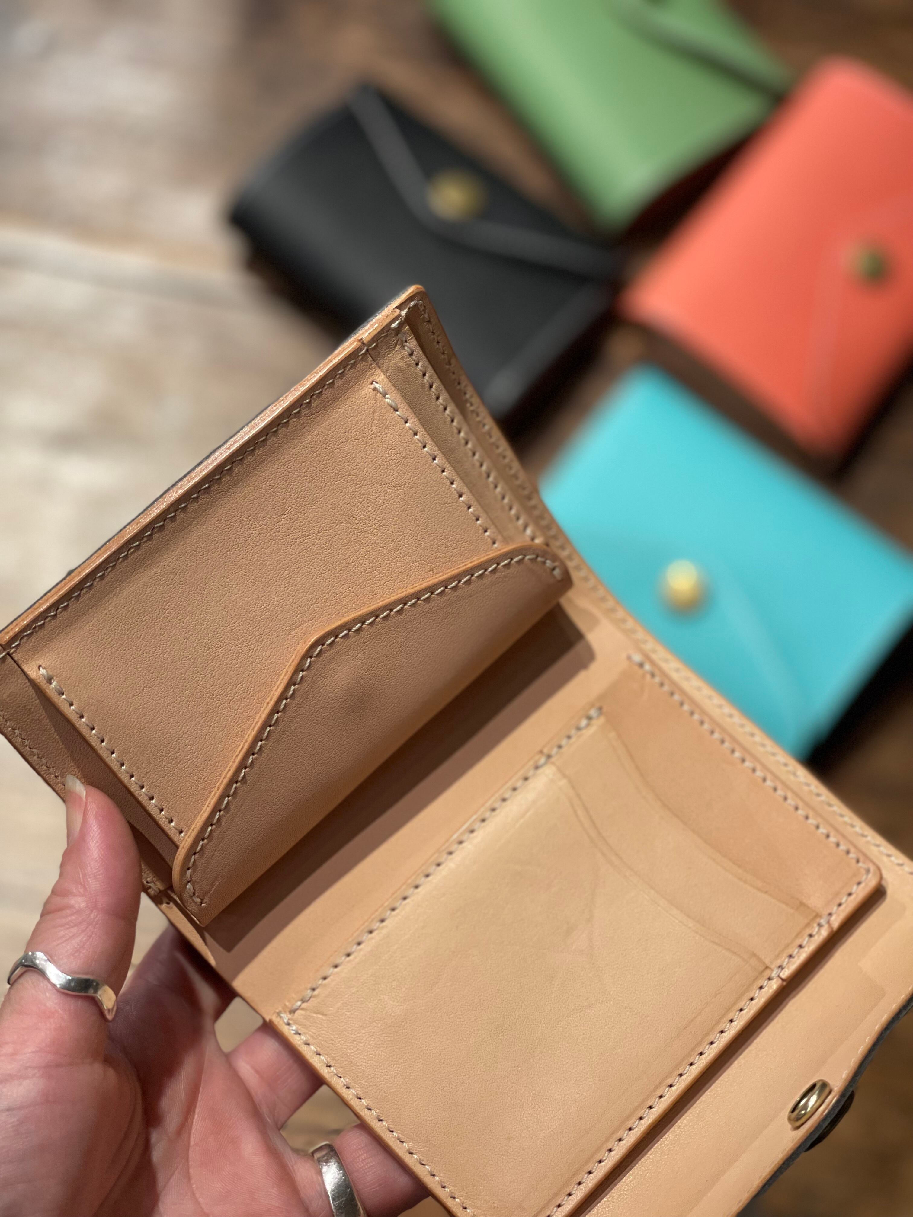 ファブリツィオ 財布 メンズ レディース 2つ折り 小銭入れ ミニ財布 小さい 薄い コンパクト 柔らかい 使いやすい イタリアン レザー ファブリツィオ] 財布 メンズ 二つ折り ボックス型 小銭入れ メンズ