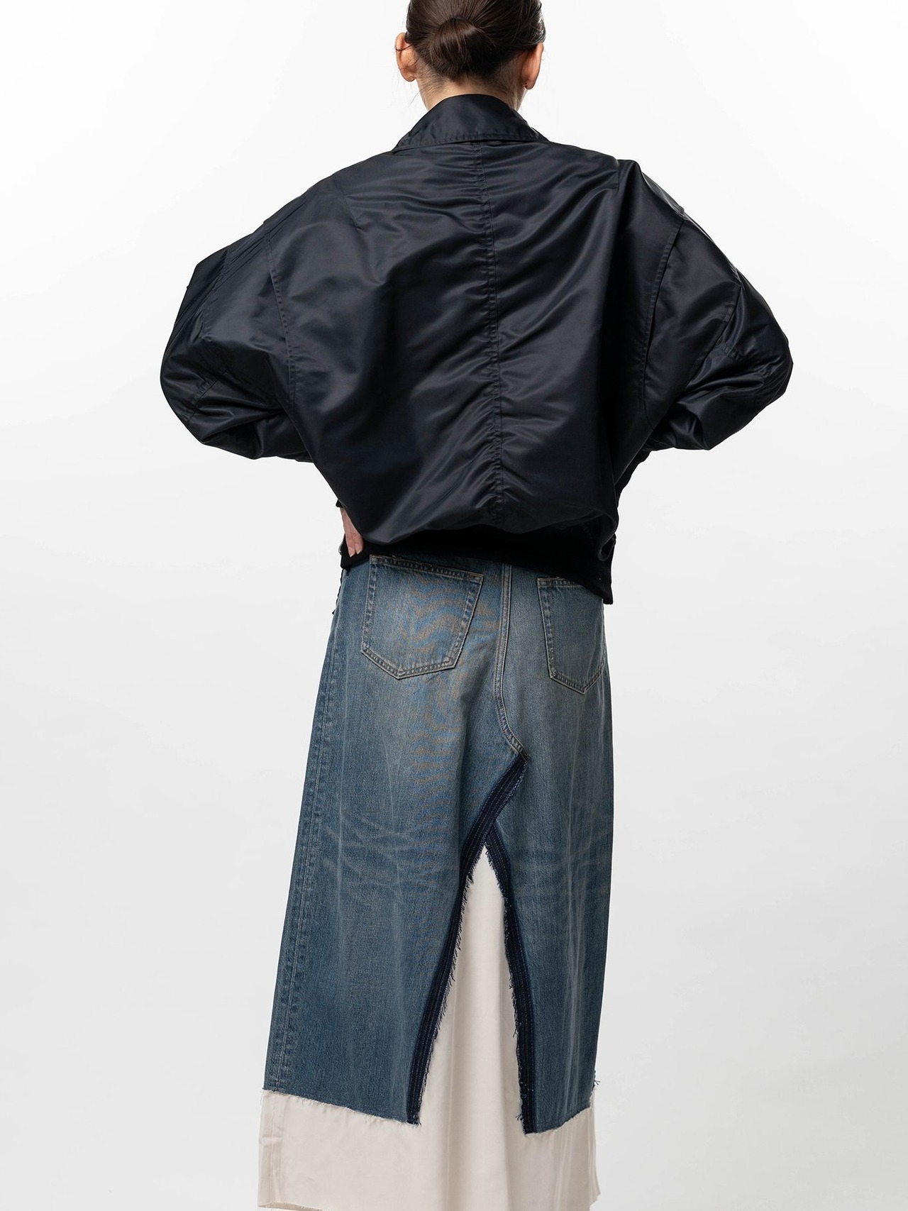 【26SS】Maison MIHARA YASUHIRO ミハラヤスヒロ / Front Back Combined Zip-up Jacket / ジップアップジャケット - 14