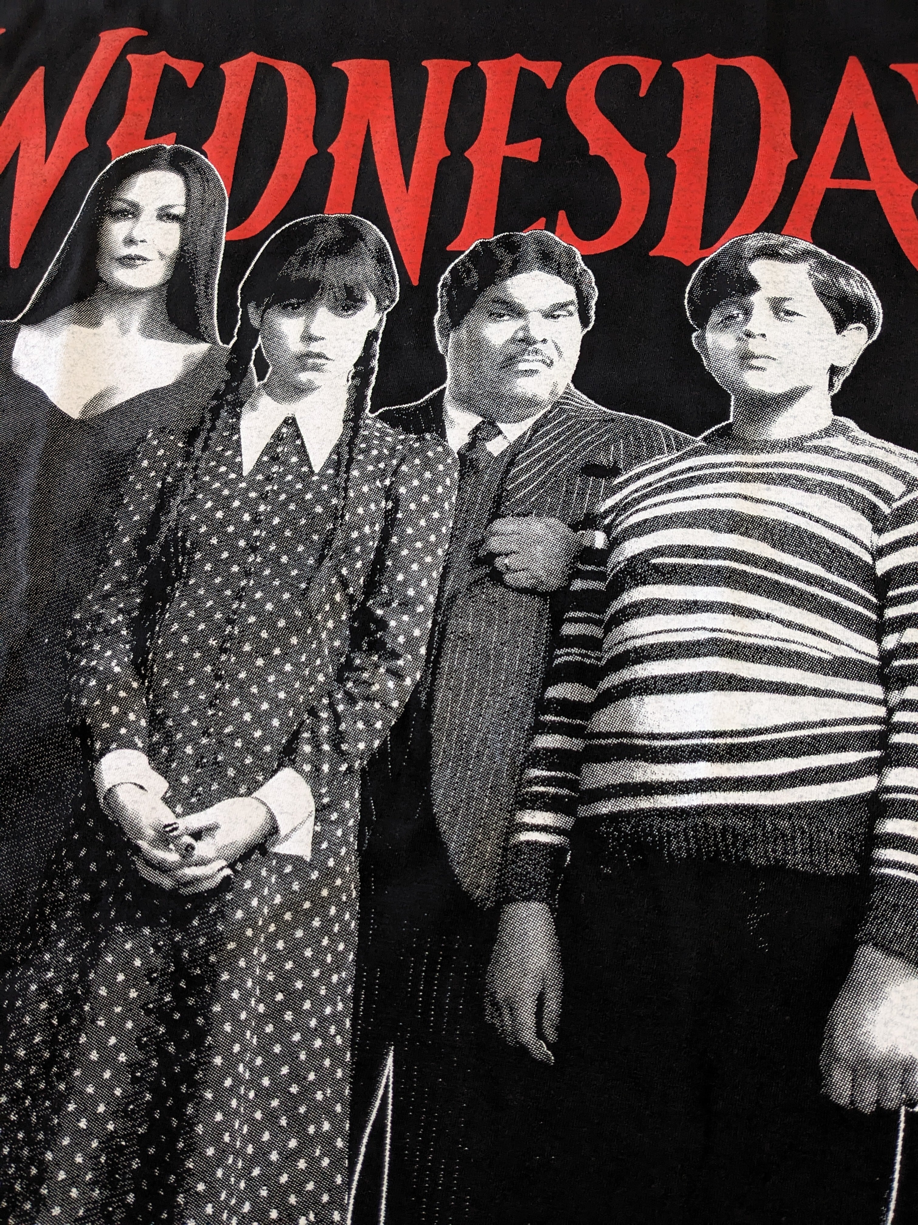 【ウェンズデー(Wednesday ファミリー)】Tシャツ〚アメリカン雑貨 アメトイ〛