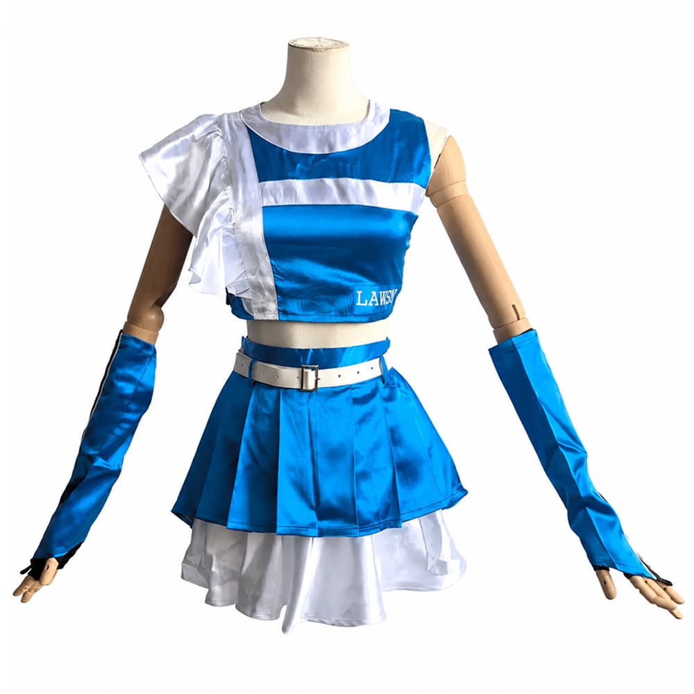 ファイターズダンススクール　チア　ユニフォーム　衣装　JM コスプレ衣装 日本ハムファイターズ 風 ファイターズガール きつね