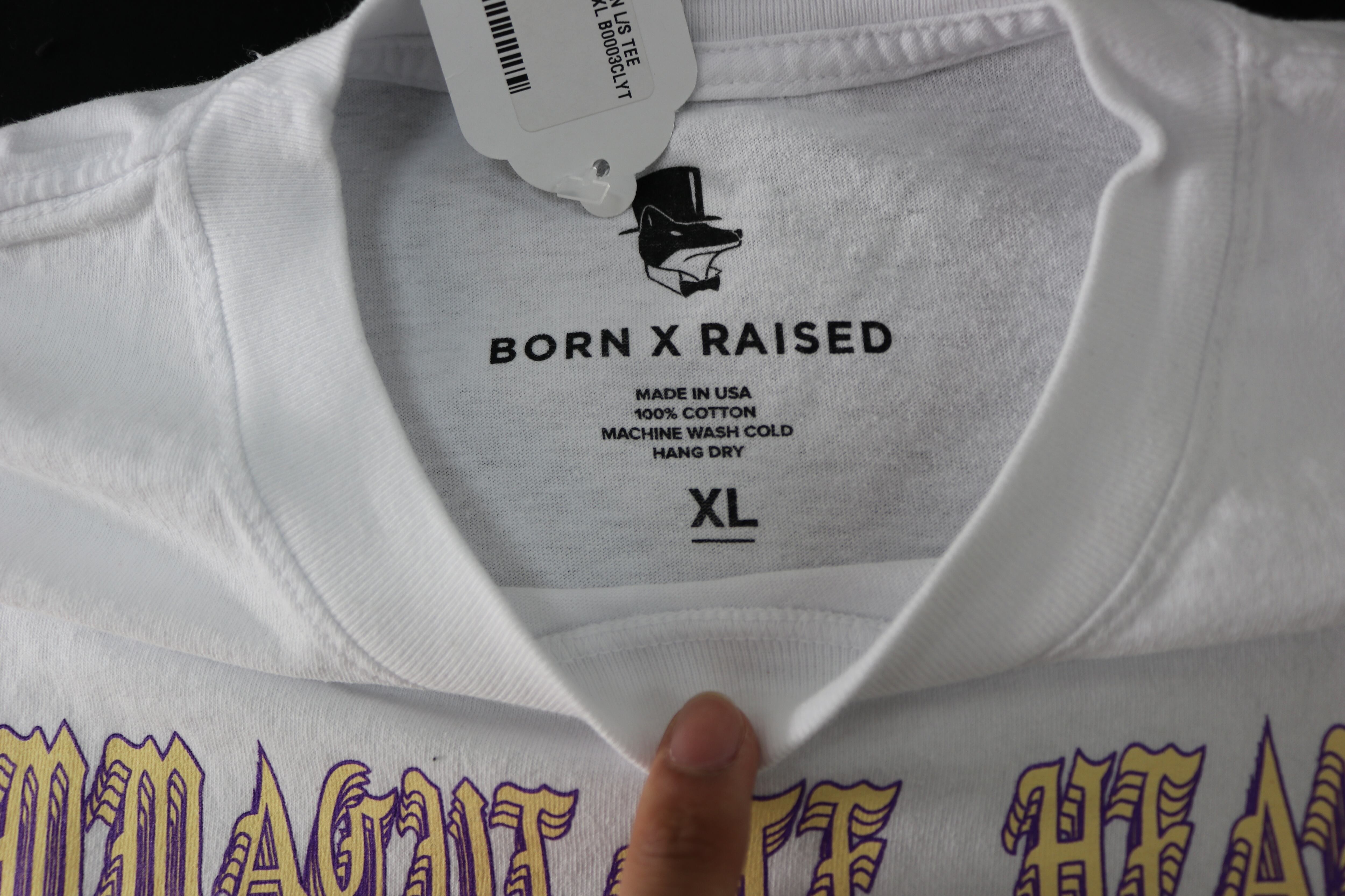 Born × Raised ボーンアンドレイズド Claytow ロンT ロングTシャツ XL