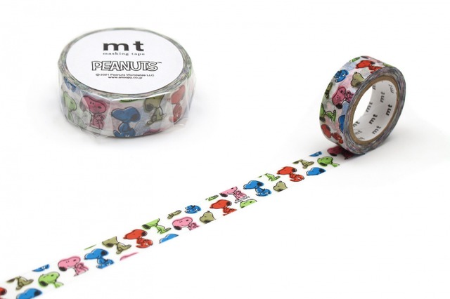 mt× PEANUTS　版ズレスヌーピー　15mmマステ　CA15