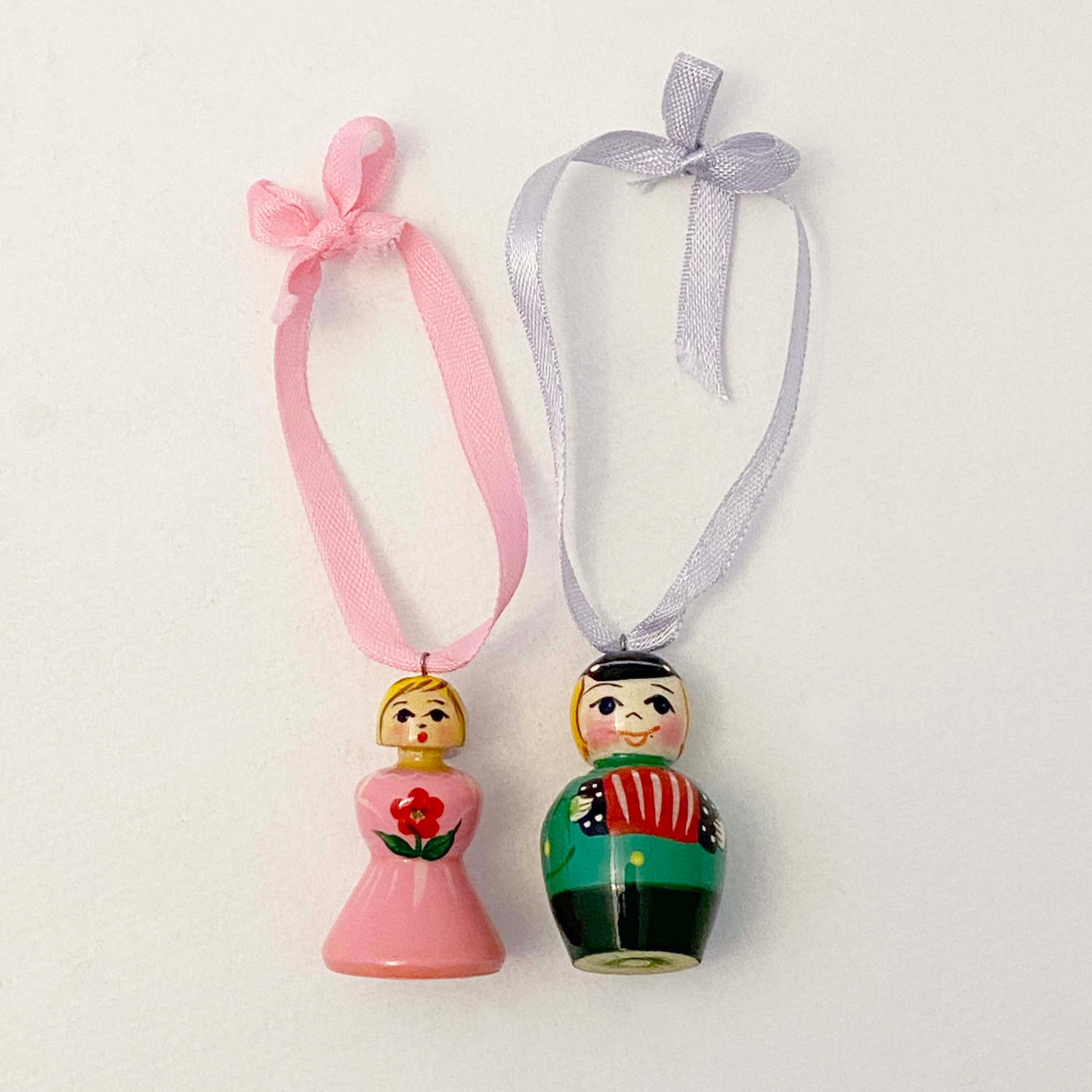 アコーディオンカップルのオーナメント（2個セット）