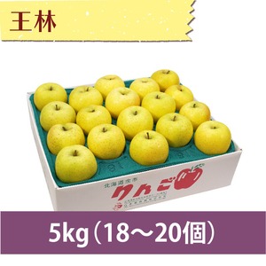 【りんご】王林 5kg（18〜20個）