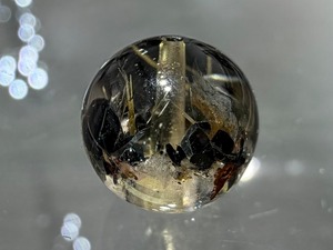 ヘマタイトルチルクォーツ粒