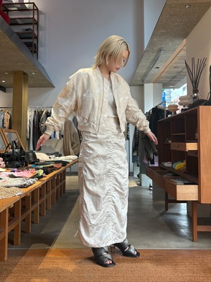 【26SS】PHOTOCOPIEU フォトコピュー / ジャガードスカート / HALDANA ZIP-UP SKIRT