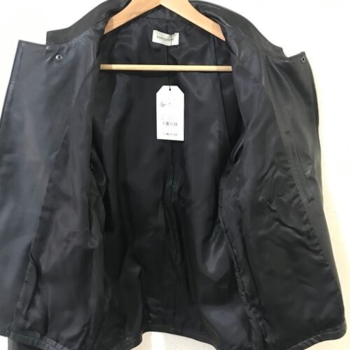FACTOTUM ファクトタム 19AW レザーライダース 羊革 48 ブラック 