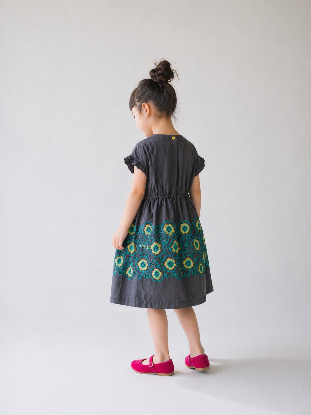 本日のみセール★ミナペルホネン キッズ slow dance ワンピース　140 mina ミナペルホネン 子供服 perhonen perhonen(ミナ perhonen（ミナ