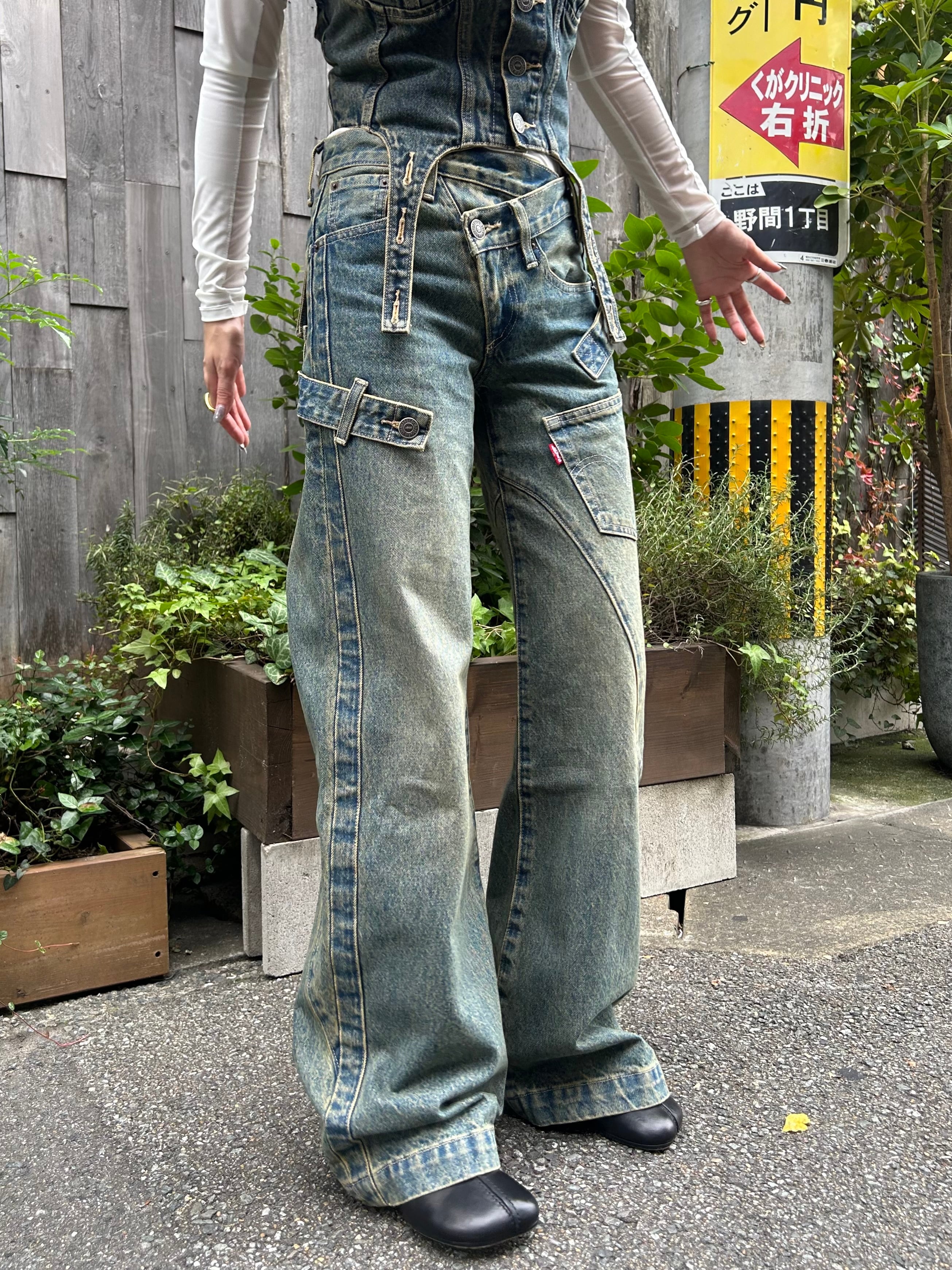 24AW】Andersson Bell アンダーソンベル / LEVIS X ADSB OVERLAY JEAN  