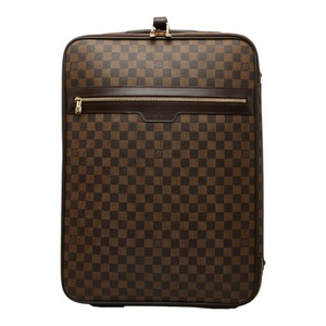 ルイ ヴィトン ダミエ ぺガス55 キャリーバッグ スーツケース N23294 ブラウン PVC レディース LOUIS VUITTON 【中古】
