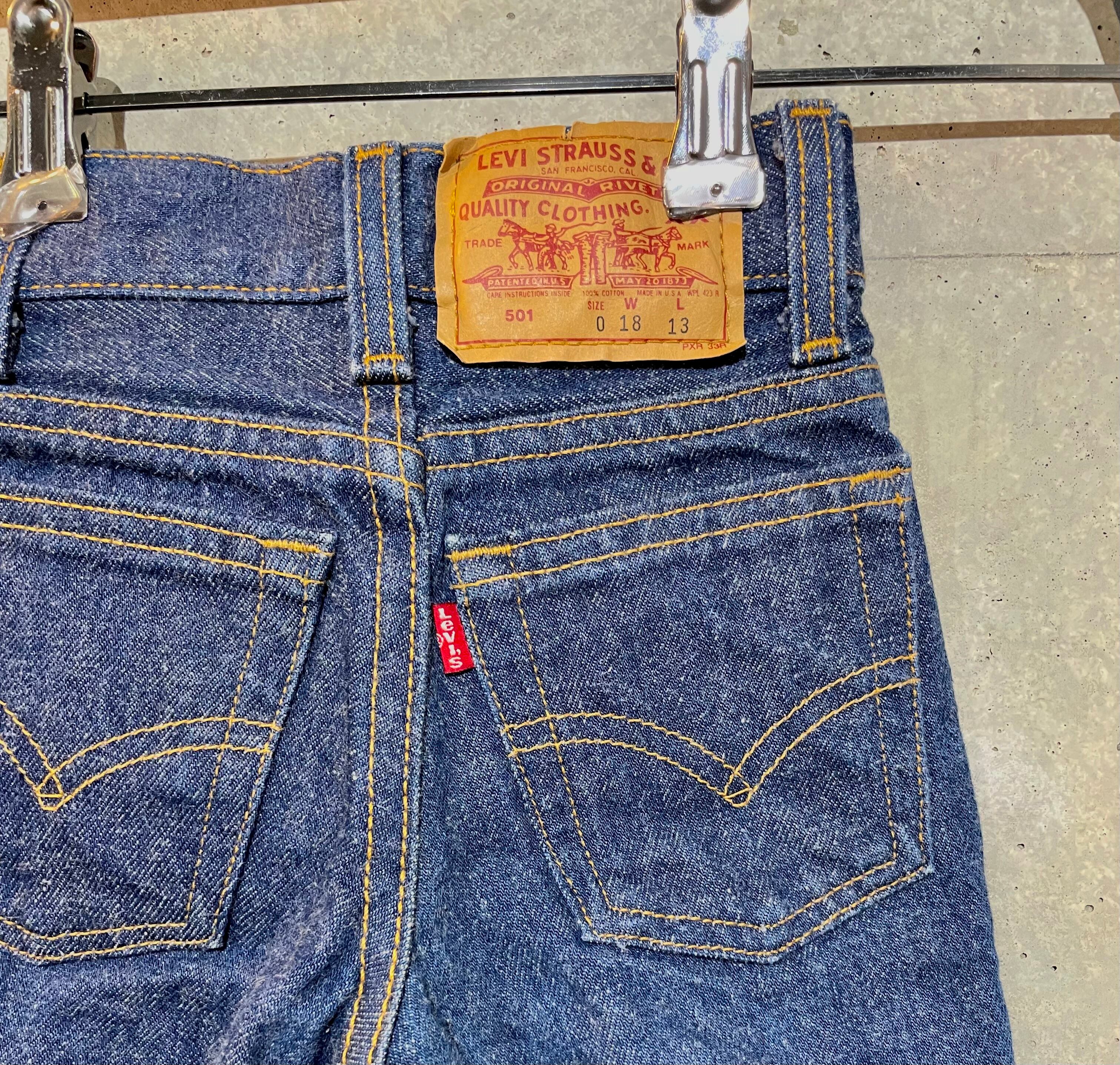 80s Levi's 302-0117 age 0 Kids  501 キッズ