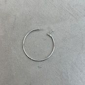 big hoop pierce/silver