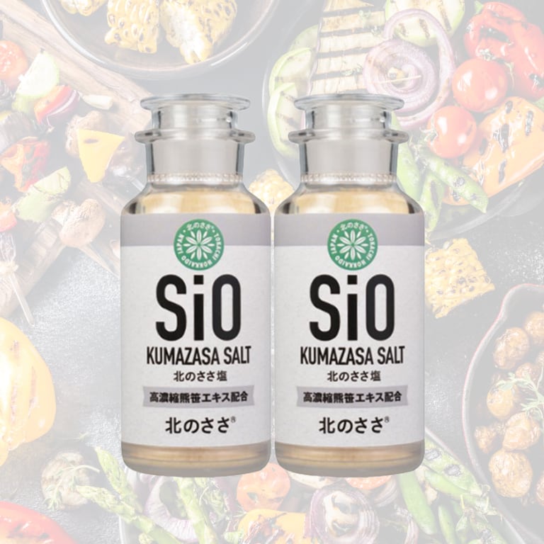 【北のささ塩 SiO】卓上　75ｇ×2本