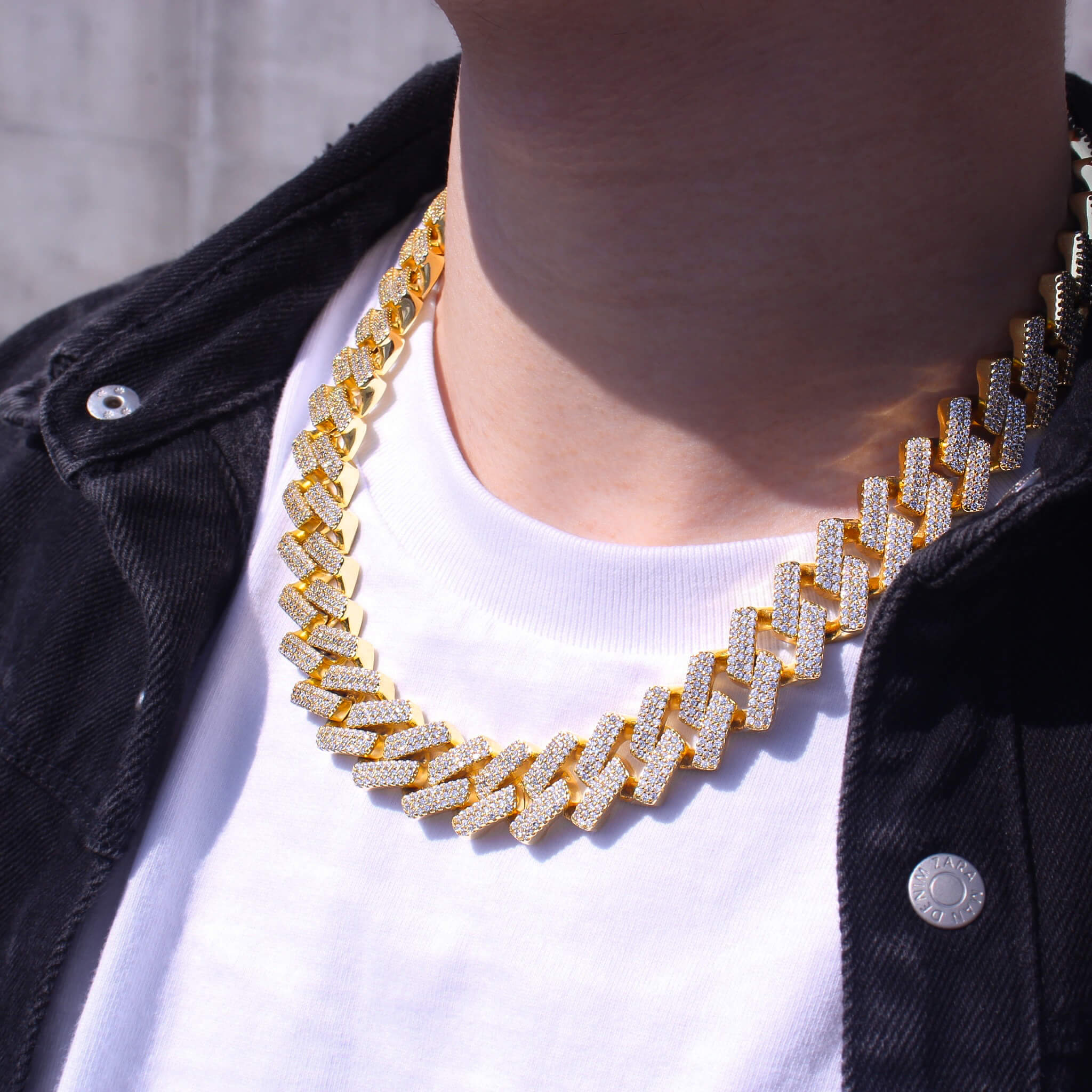 20mm Iced Out Miami Chain Necklace MN1-17 | MALIARE