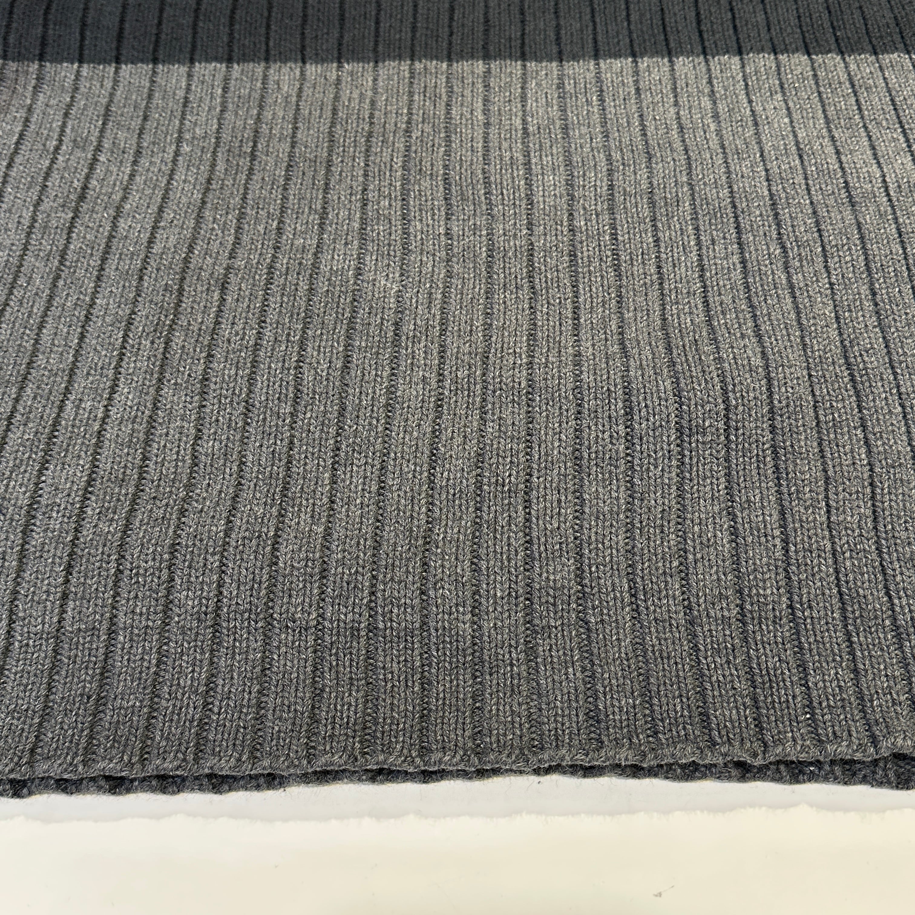 1990s EDDIE BAUER COTTON BODER KNIT GRAY/BLACK | safarionline