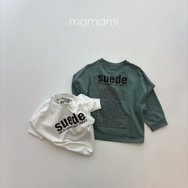 【取寄】mamami|tour lettering tee|ツアーレタリングTシャツ|XS-JL|kids&jr|26 autumn