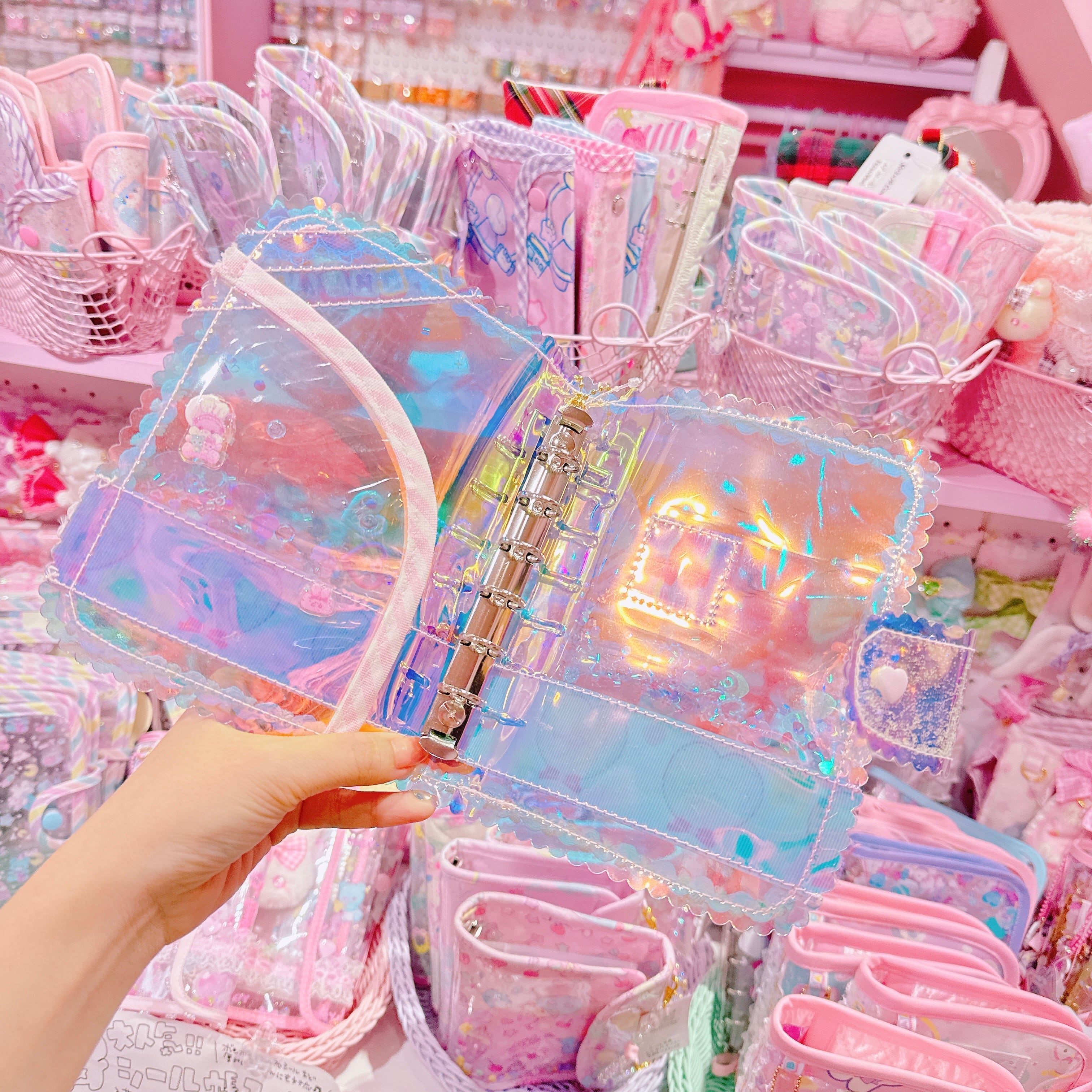 【K2】80-5キラキラA7シール帳（６穴）