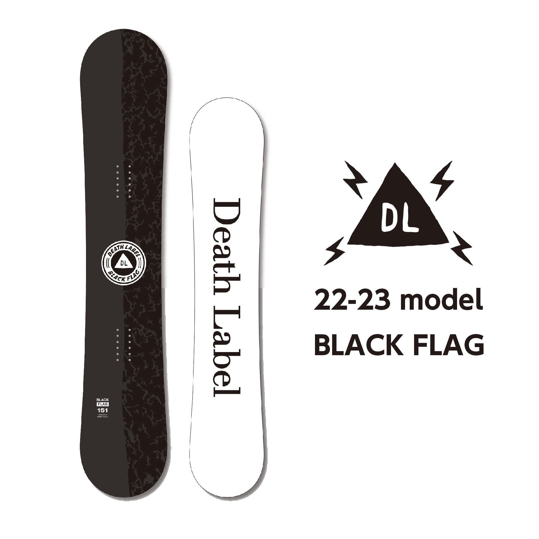 049 21-22 DEATHLABEL BLACK FLAG 154 グラトリ