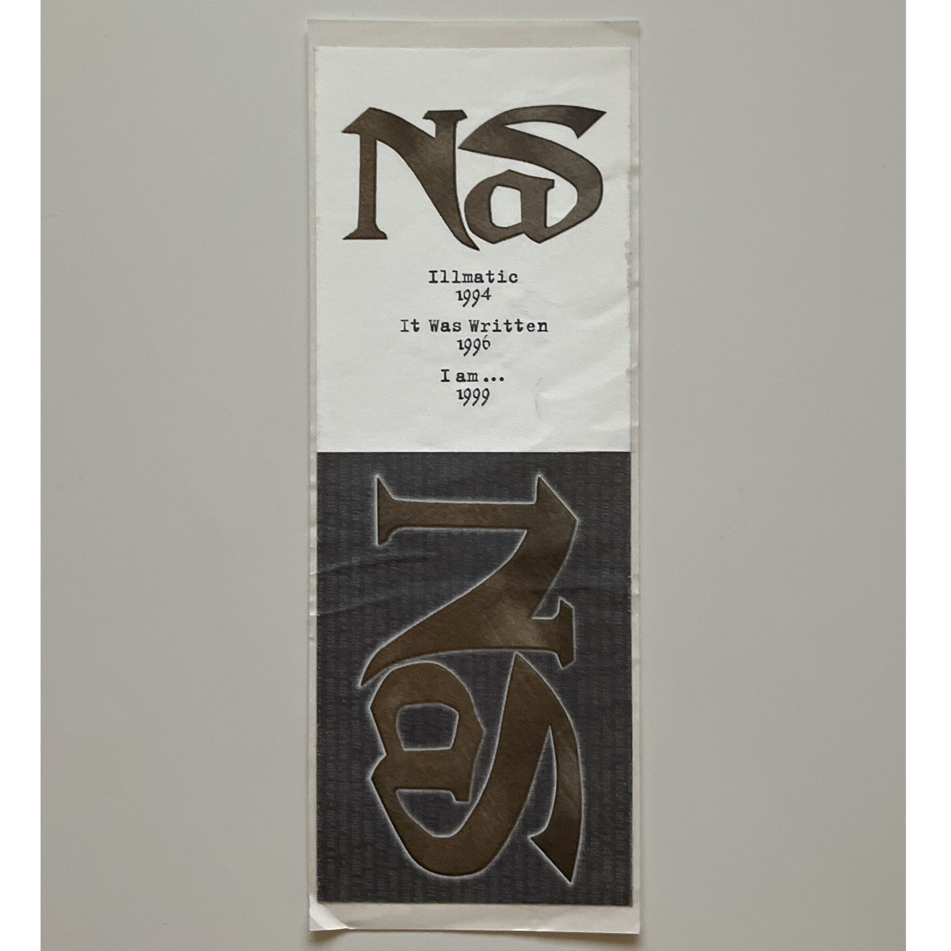 Nas [オフィシャル プロモステッカー] 