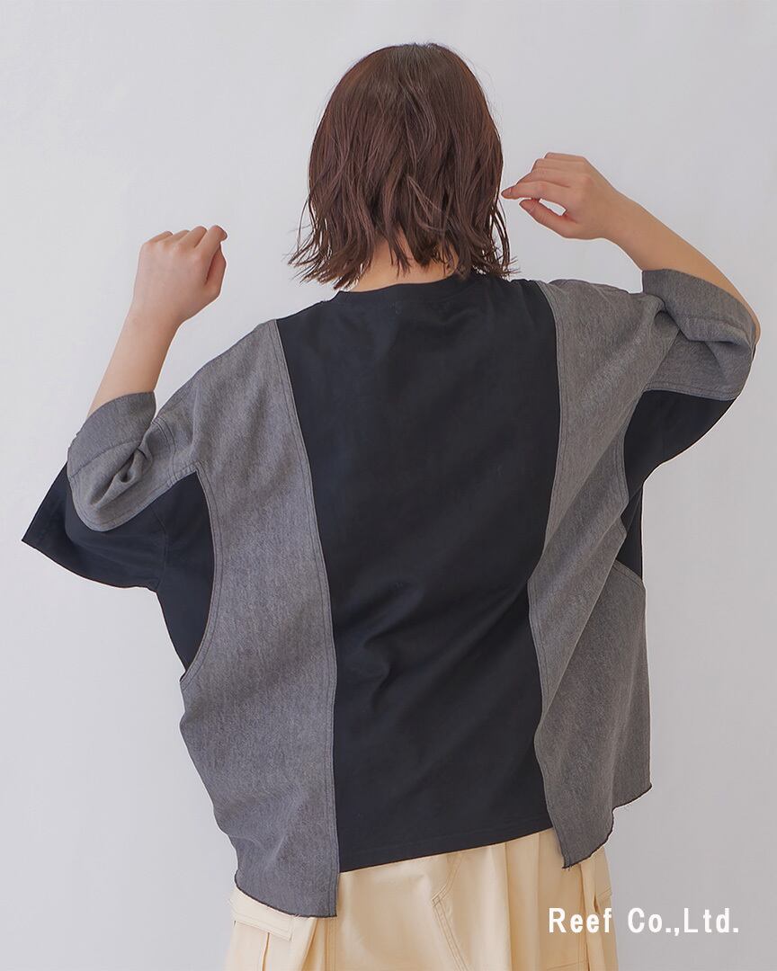 リビルドデニムカットソー】 TF-226984 Brand：ミリロピュール | Reef