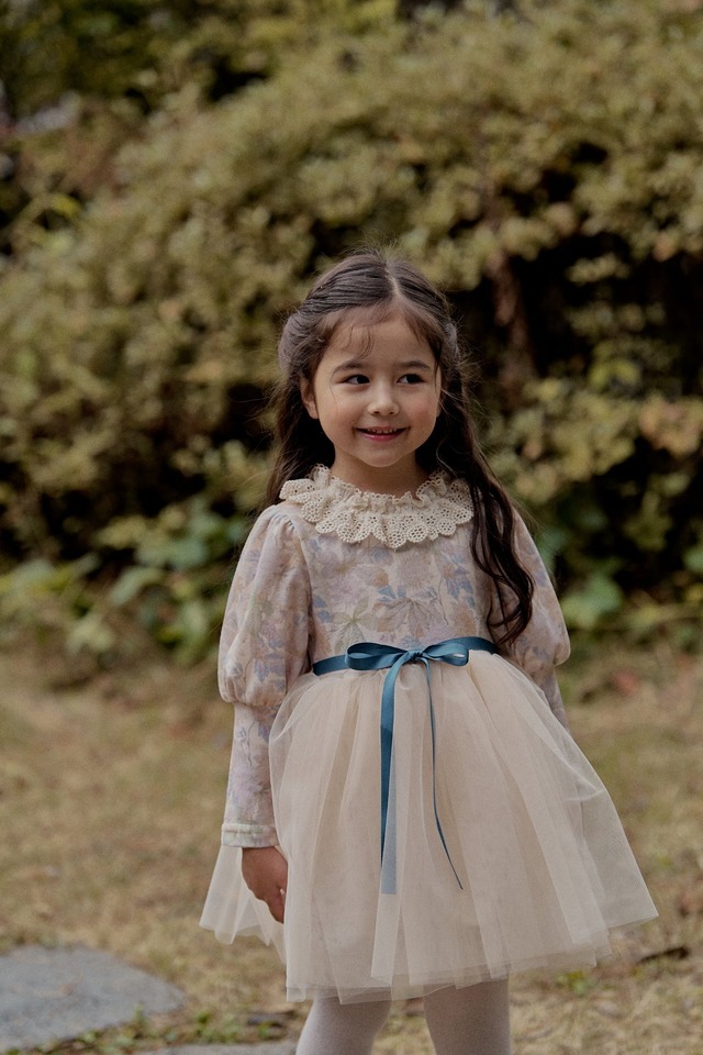 ラスト1 cream5【即納】<cocoribbon>  Fluel one-piece