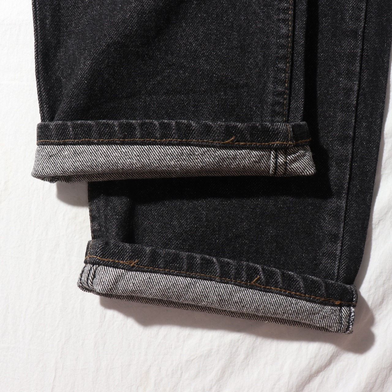 極美品 34×32 Levi’s 505 先染め 92年 USA ブラックデニムパンツ