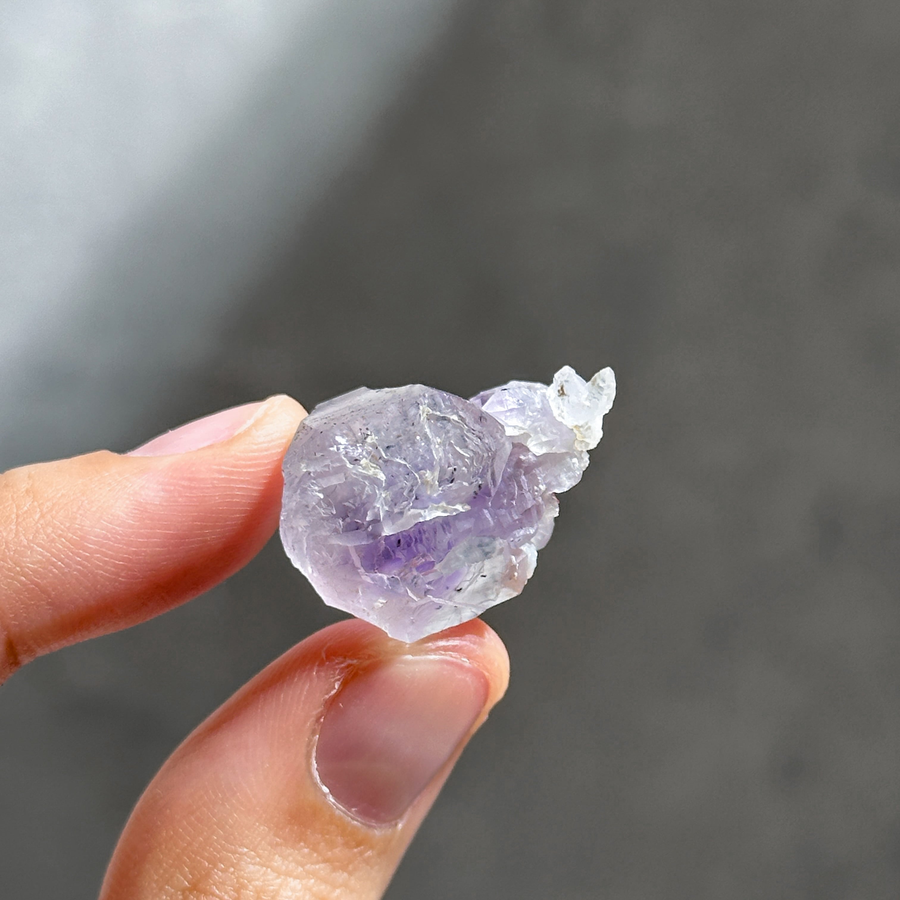 アメリカ産ヘマタイトインアメジスト 原石24◇ Hematite in Amethyst